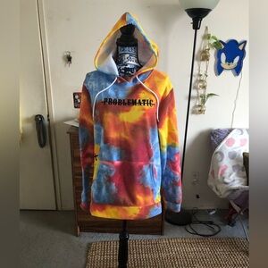 Rue21 Multicolor Tie-Dye Hoodie